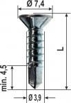 VITE AUTOFORANTE SK -H -ZB* 3.9x16 mm