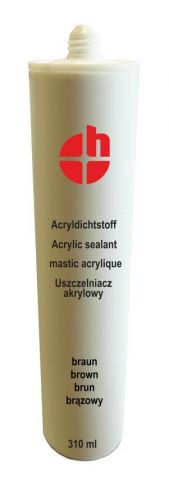 SILICONE ACRILICO MARRONE TUB. 310 ml